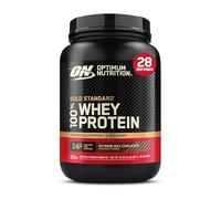 Optimum Nutrition Gold Standard 100% Whey, Poudre de Protéines pour Construction et Récupération Musculaire, avec Glutamine et Acides Aminés BCAA Naturels, Chocolat au Lait, 28 Portions, 896 g