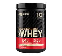 Optimum Nutrition Gold Standard 100% Whey Protein, saveur glace vanille 300g (10 portions)