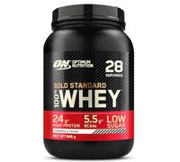 Optimum Nutrition Gold Standard 100% Whey, Poudre de Protéines pour la Construction et la Récupération Musculaire, avec Glutamine et Acides Aminés BCAA Naturels, Cookies et Crème, 28 portions, 896 g