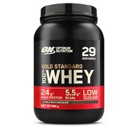 Optimum Nutrition Gold Standard 100% Whey, Protéine en Poudre, Goût Double Chocolat Riche, 899g, 29 Doses