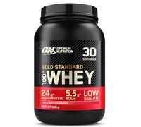 Optimum Nutrition Gold Standard 100% Whey, Protéine en Poudre, Goût Fraise Délicieuse, 900g, 30 Doses