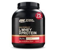 Optimum Nutrition Gold Standard 100% Whey, Protéine en Poudre, Goût Neutre, 2.25kg, 75 Doses