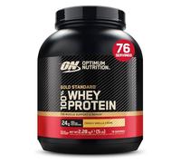 Optimum Nutrition Gold Standard 100% Whey, Protéine, Goût Crème à la Vanille Française, 2.28kg, 76 Doses, Emballage Peut Varier