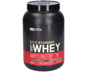 OPTIMUM NUTRITION Gold Standard 100 % Whey - Protéines en poudre Chocolat Noisette Poudre 896 g