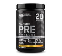 Optimum Nutrition Gold Standard Advanced Pre Workout en poudre, Booster d'énergie avec l-Citrulline, Beta-alanine, Caféine et Vitamines B12 et B6, Goût Tropical, 20 Portions, 420 g