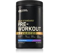 Optimum Nutrition Gold Standard Pre Workout Advanced aide aux performances sportives à la caféine saveur Blue Raspberry 420 g