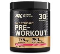 Optimum Nutrition Gold Standard Pre-Workout en Poudre, Boisson Énergétique Goût Pastèque, 330g, 30 Doses