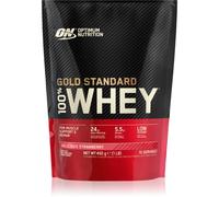 Optimum Nutrition Gold Standard Whey Protein isolat de protéines de lactosérum à faible teneur en sucre saveur Delicious Strawberry 450 g