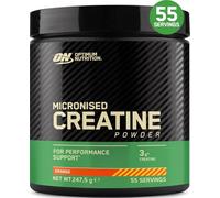 Optimum Nutrition Créatine micronisée en poudre Goût orange 247,5 g 55 doses