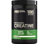 Optimum Nutrition – Créatine micronisée en poudre – Sans arôme – 634 g (186 doses)