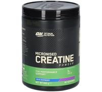 Optimum Nutrition – Créatine micronisée en poudre – Goût Blue Raspberry – 360 g (80 doses)