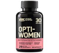 Optimum Nutrition Opti-Women, Complément Alimentaire Multivitaminé, Gélules avec Vitamines et Minéraux Essentiels pour les Femmes, Non Aromatisé, 30 Portions, 60 Gélules