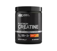 Optimum Nutrition – Créatine en poudre Platinum Créatine Plus – Goût orange – 350 g (50 doses)