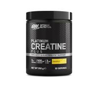 Optimum Nutrition Platinum Créatine Plus en Poudre, Goût Ananas, 350g, 50 Doses