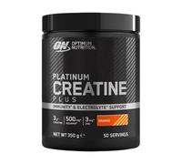 Optimum Nutrition – Créatine en poudre Platinum Créatine Plus – Goût orange – 350 g (50 doses)