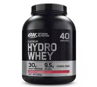 Optimum Nutrition Platinum Hydrowhey Protéine Whey hydrolysée en poudre, Super Fraise 1,6 kg (40 portions)