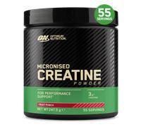 Optimum Nutrition Poudre de Créatine Micronisée Goût Fruit Punch 247,5g
