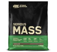 Optimum Nutrition Serious Mass Gainer en Poudre, Goût Chocolat, 5.45kg, 16 Doses