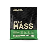 Optimum Nutrition Serious Mass Gainer en Poudre, Goût Cookies and Cream, 5.45kg, 16 Doses