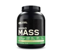 Optimum Nutrition Serious Mass Poudre de Protéine Gain de Masse Hautement Calorique avec 25 Vitamines et Minéraux, Créatine Monohydrate et Glutamine, Saveur Vanille, 8 Portions, 2.73 kg