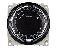 Optimum OP-FM1STU00 Module de minuterie synchrone 24 heures 230 V Noir/Blanc