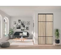 OPTIMUM Pack 2 Vantaux Porte de Placard - Chêne Sauvage ou Authentique - Plusieurs Dimensions - Porte Intérieure Design Contemporain (chêne Sauvage, 180x250 cm)