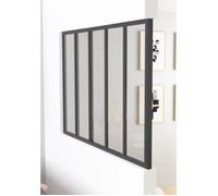 OPTIMUM Poteau de terminaison pour verrière Noir - 108 cm