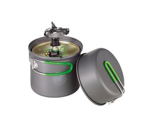 Optimus - Set de cuisson - Pack Weekend HE + Canister Black - Gris Gris