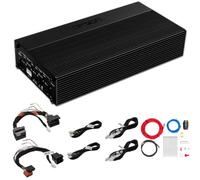 OPTION AIR-D4 Amplificateur 4 canaux compatible avec Audi A3 8P (avec système audio standard) - Kit d'amplificateur 100 % Plug & Play, rétrocompatible, installation facile, amplificateur numérique 4
