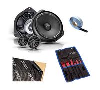 Option DUCATO AIR Kit complet d'enceintes compatibles avec Fiat Ducato/Peugeot Boxer/Citroën Jumper (type 250) - Système de haut-parleurs 100 % Plug & Play avec outils et isolation en aluminium butyle