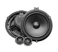 Option Haut-parleur compatible avec Ford Focus IV (4ème génération, à partir de l'année de construction 2018) - Haut-parleur arrière Plug & Play avec tweeter en tissu de 25 mm - 50 WRMS, 3 ohms