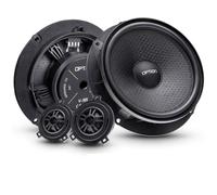 Option Haut-parleurs compatibles avec Audi Q4 e-tron (type FZ, année de construction 2021-2026) - Système de haut-parleurs avant Plug & Play - Composé à 2 voies 165 mm, 70 W RMS, 3 ohms, 91 dB - avec