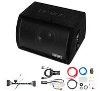 Option Kit caisson de basses compatible avec BMW Série 3 (série E) avec système sonore H/K - Mise à niveau des basses PULSE-8BRA - Caisson de basses actif de 20 cm - 350 W RMS