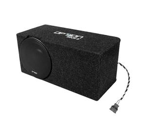 Option Kit caisson de basses compatible avec VW ID.7 (avec système sonore H/K d'usine en usine) - Bass Upgrade Rock-9 passif 20 cm - Subwoofer Bassreflex 200 W RMS + 10 dB de gain de basses