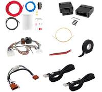 Option Kit de caisson de basses compatible avec Renault Twingo III (2014-2014) PULSE-8BRA Caisson de basses reflex actif de 20 cm, 350 W RMS, plus de basses avec solution Plug & Play propre