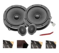 Option Kit de haut-parleurs compatibles avec Dacia Jogger (1ère génération) avec isolation - 100 % Plug & Play - Haut-parleur avant 2 voies 16,5 cm