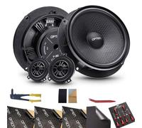 Option Kit de haut-parleurs compatibles avec VW Caddy V (année de construction à partir de 2020) - Plug & Play - Kit d'enceintes avant de 16,5 cm - 70 WRMS, 3 Ohm, 91 dB - Avec pack isolant