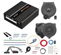 Option Kit d'extension compatible avec Mercedes Classe E (W213/S213/A238/C238 avec système audio standard d'usine avec ASD) - Amplificateur DSP 100 % Plug & Play, haut-parleur arrière et haut-parleur