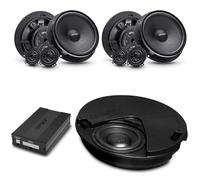 Option Niveau sonore DSP V3 compatible avec Skoda Karoq (année de construction à partir de 2017, système audio standard) | Système audio Plug & Play avec amplificateur DSP, caisson de basses dans la