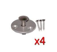 PISCINE CENTER O'CLAIR Option Piton Douille collerette pour Plage Bois x4