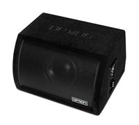 Option PULSE-8BRA Caisson de basses actif amplifié dans un boîtier Bassreflex compact avec 350 W RMS - Petit caisson de basses de 20 cm avec basses puissantes - Télécommande de niveau incluse