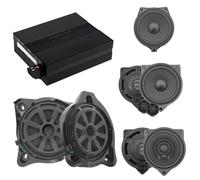 Option Système audio pour Mercedes W205 (système audio standard, avec ASD) - Amplificateur DSP 100 % Plug & Play 8 canaux, haut-parleurs avant et arrière, haut-parleur central, caisson de
