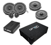 Option Système audio V3 compatible avec Dacia Duster DJF (3ème Facelift, à partir de 2024) - 100 % Plug & Play avec amplificateur DSP, subwoofer Downfire, haut-parleurs avant et arrière