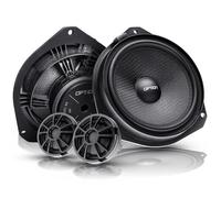 Option Système de haut-parleur avant compatible avec Opel Corsa E - Système 100 % Plug & Play - Système à 2 voies - 100 W RMS, efficacité 91 dB - Parfaitement adapté à Opel Corsa E