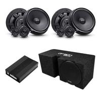 Option Système de son DSP V2 compatible avec Cupra Tavascan (1ère génération, système audio standard) - Enceinte DSP 100 % Plug & Play, caisson de basses et haut-parleur avant avec isolation et outils