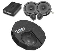 Option Système de son DSP V2 compatible avec Dacia Bigster DJF (à partir de 2025 avec système audio standard départ usine) - 100 % Plug & Play avec amplificateur DSP, caisson de basses de roue de