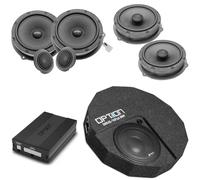 Option Système de son DSP V3 compatible avec Dacia Bigster DJF (à partir de 2025 avec système audio standard départ usine) - 100 % Plug & Play avec amplificateur DSP, caisson de basses, haut-parleurs