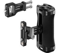 Optional Lateral Position Handle for NATO Moture, Lightweight Camera Cage Handle with Integrated Key, Cold Claw and Tiled Holes, Adjustable Height and Depth (AM-SHN)