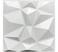 Optionnel 1/12/24 pièces Panneaux muraux 3D gaufrés de diamant, carreaux muraux auto-adhésifs sans peinture mate (30*30cm), autocollants décoratifs DIY, convient pour le salon, la chambre, l'entrée et