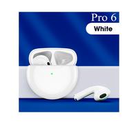 (Options blanc) Air Pro 6 TWS Bluetooth écouteur sans fil casque HiFi basse jeu casque contrôle tactile